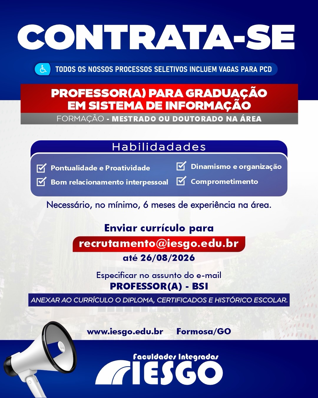 PROCESSO SELETIVO ABERTO