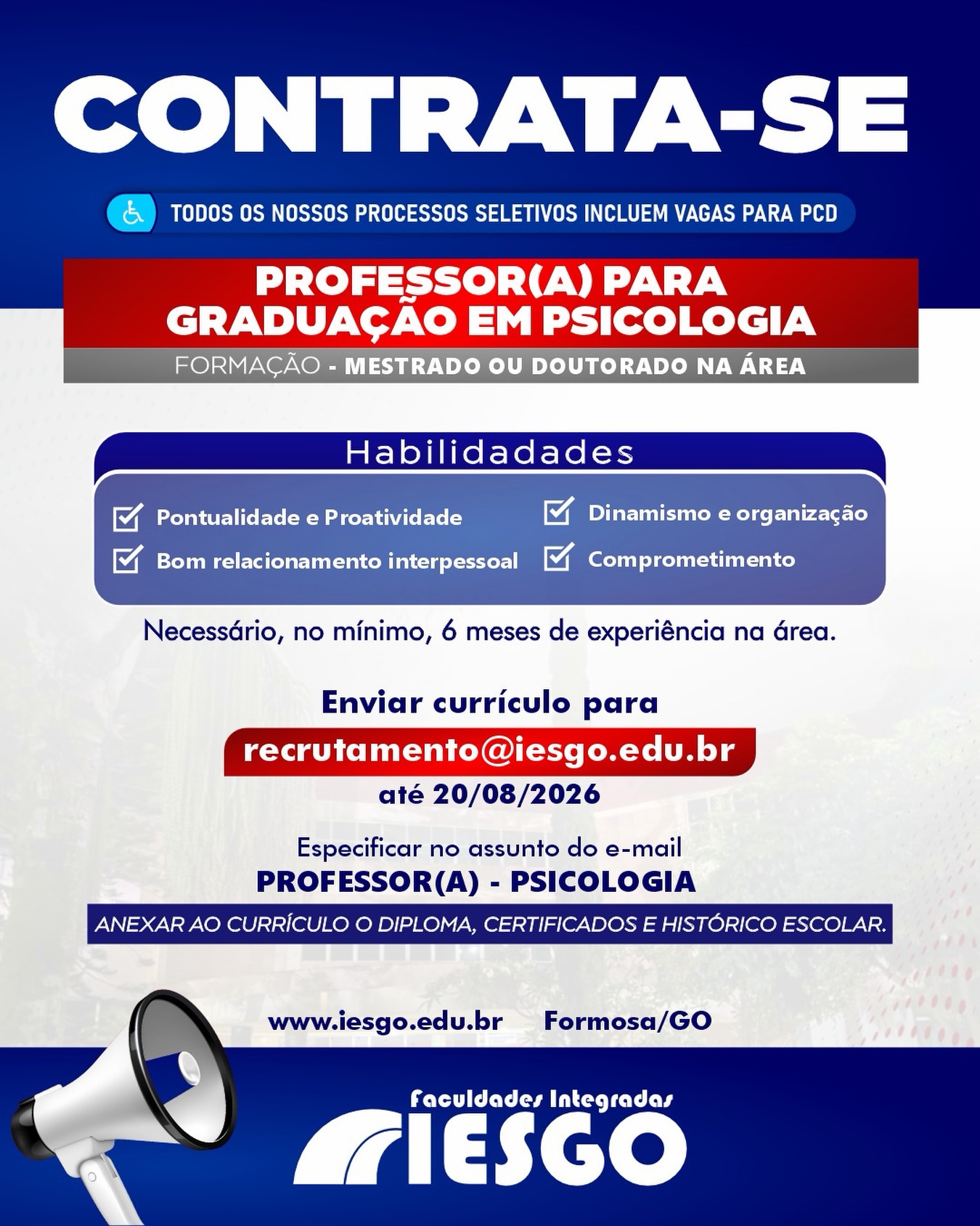 PROCESSO SELETIVO ABERTO