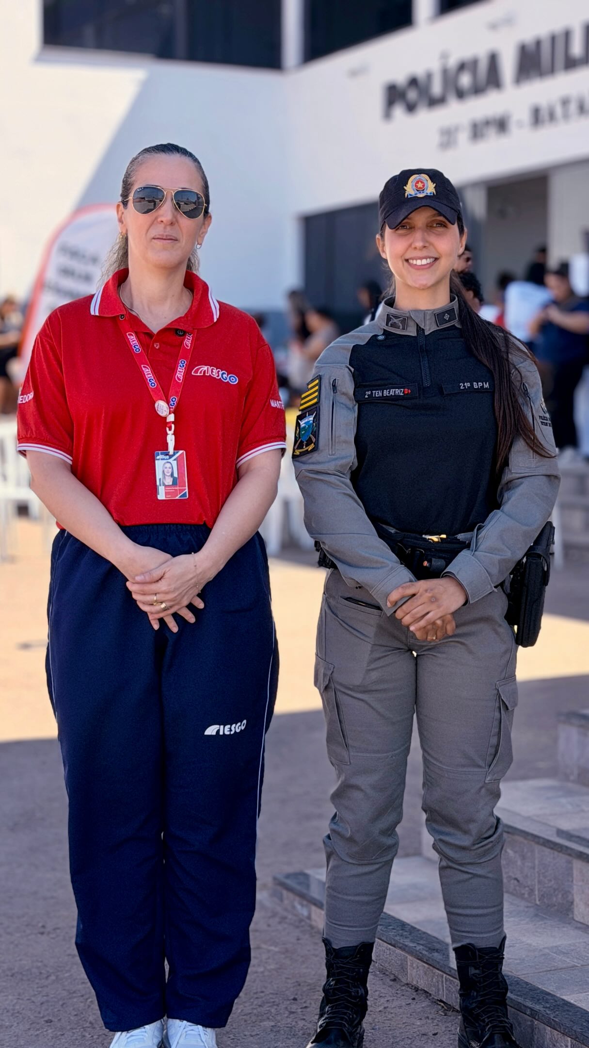 O Grupo Iesgo participou de uma ação social em prol do agosto lilás, mês de conscientização pelo fim da violência contra a mulher, em parceria com o 16º Batalhão da Polícia Militar de Planaltina-GO.
